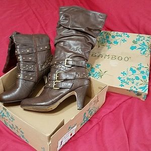 Bamboo Venus 68 brown boot